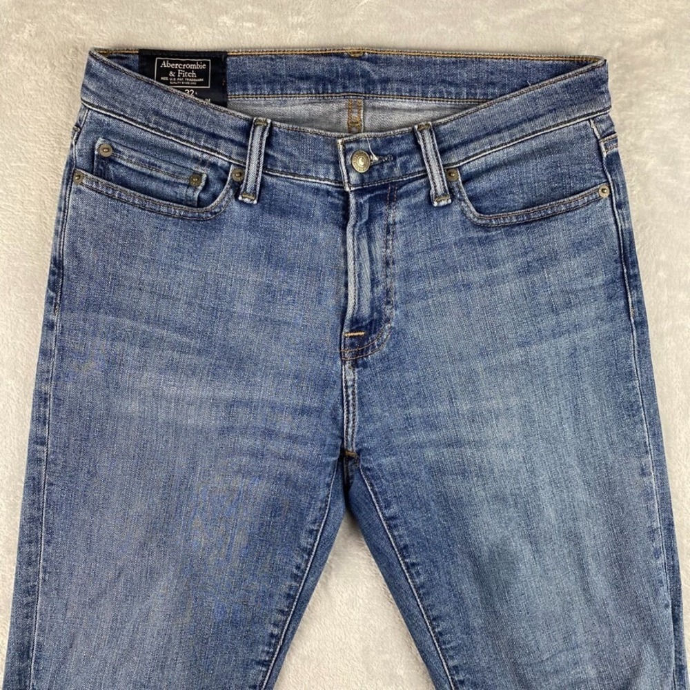 Abercrombie & Fitch Jeans Men 30x32 Blue Rustin Athletic Slim Fit Stretch Denim
